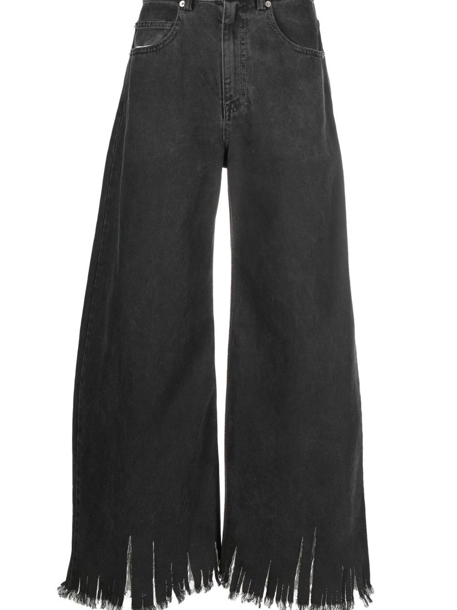Affordable Women jeans wide leg Alanui fringed 0707